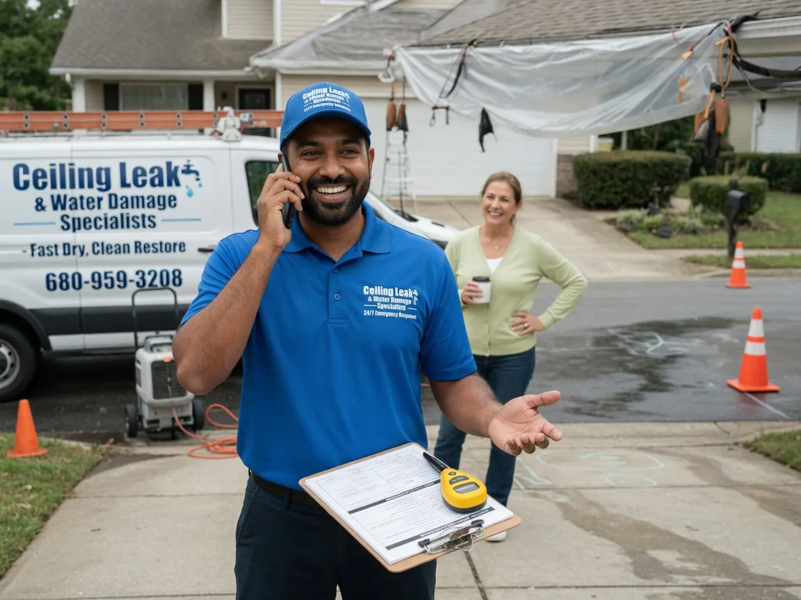 Ceiling Leak Cleanup Mooresburg, TN FAQs